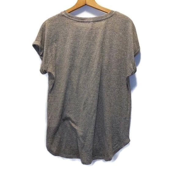 Cactus + Pearl Women's Size L Butterfly Print Short Sleeve T Shirt - Picture 5 of 11